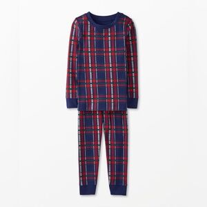 Hanna Andersson Kids Holiday Long John Pajamas Set